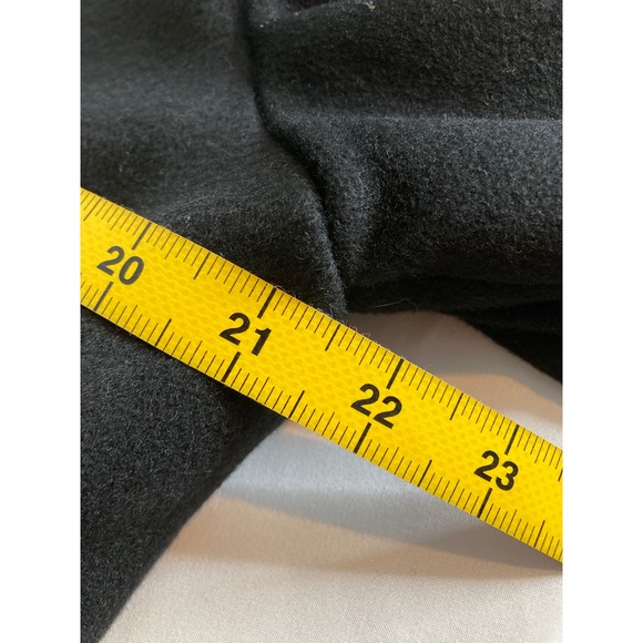 Sofia Cashmere Womens Black Wool Cashmere Blend Belted Trench Coat Size 10 - Picture 4 of 14